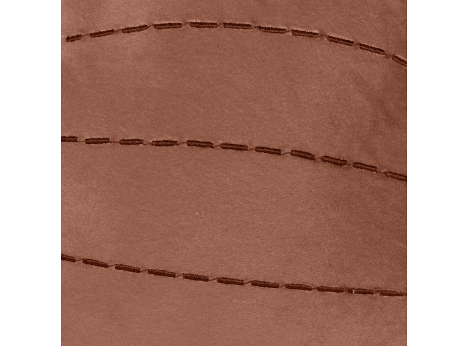 Maznajúci vankúšik Ježko 30x26 cm - hnedý