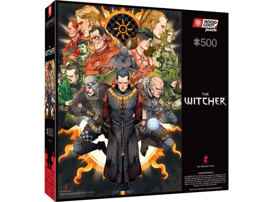 GOOD LOOT Puzzle The Witcher: Nilfgaard 500 dielikov