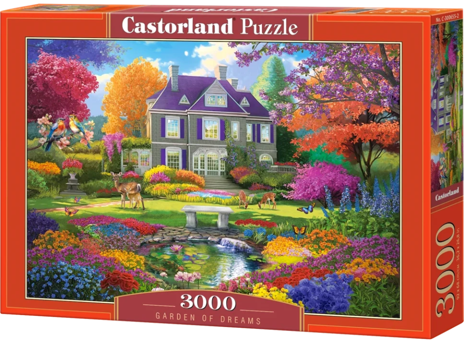 CASTORLAND Puzzle Záhrada snov 3000 dielikov