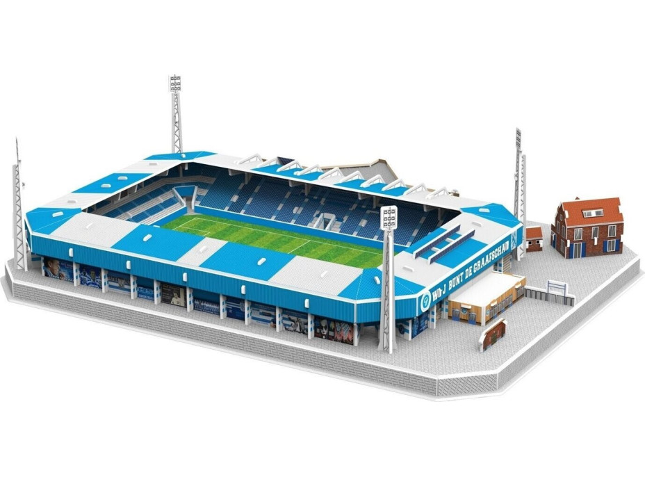 3D PUZZLE STADIUM 3D puzzle Štadión De Vijverberg - De Graafschap 107 dielikov