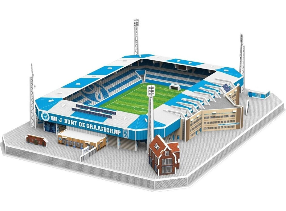 3D PUZZLE STADIUM 3D puzzle Štadión De Vijverberg - De Graafschap 107 dielikov