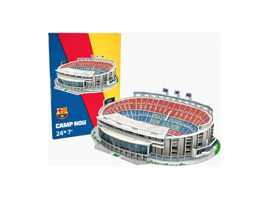 NANOSTAD 3D puzzle Štadión Camp Nou - FC Barcelona MINI 24 dielikov