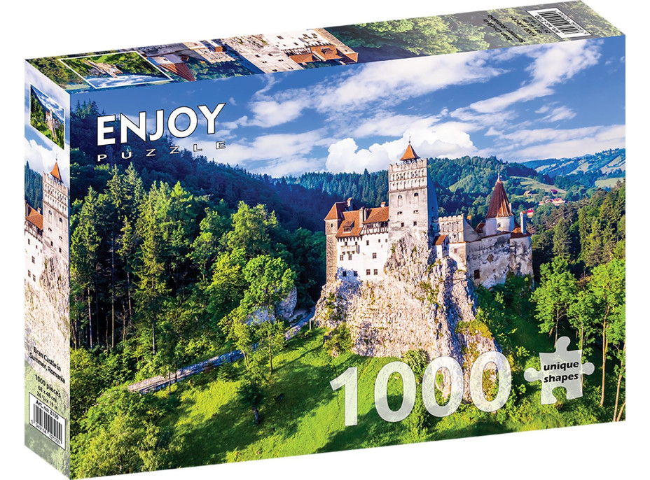 ENJOY Puzzle Branský hrad v lete, Rumunsko 1000 dielikov