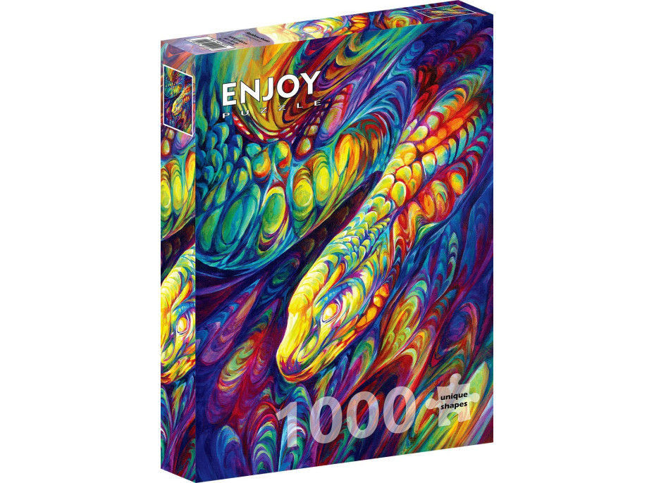 ENJOY Puzzle Dúhový had 1000 dielikov