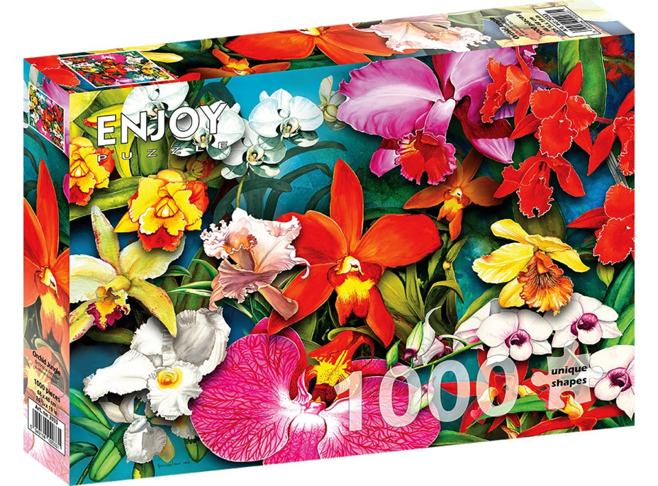 ENJOY Puzzle Džungľa orchideí 1000 dielikov