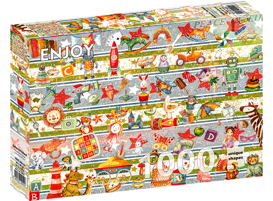 ENJOY Puzzle Hračkárstvo 1000 dielikov
