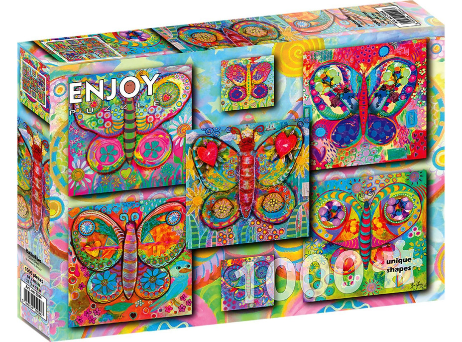 ENJOY Puzzle Motýle 1000 dielikov