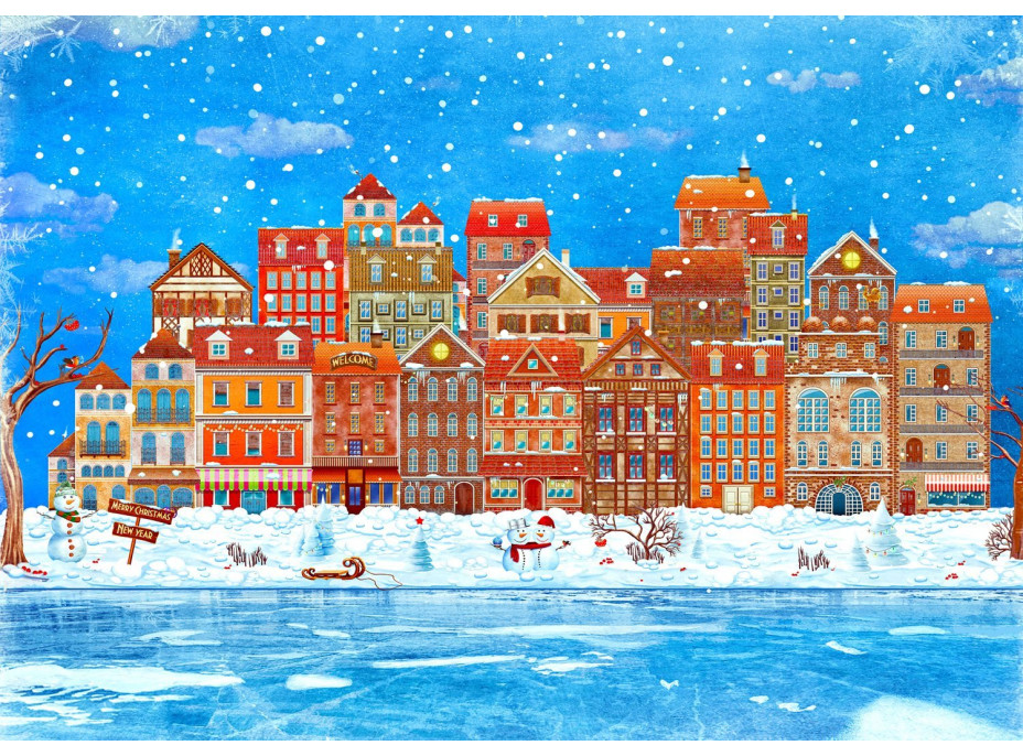 ENJOY Puzzle Pripravení na Vianoce 1000 dielikov