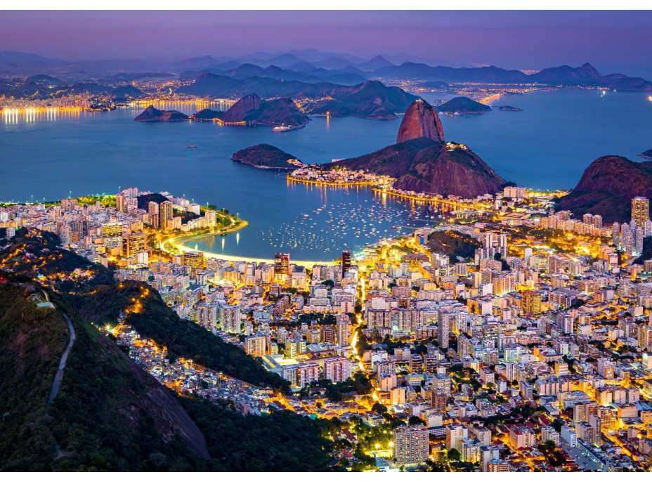 ENJOY Puzzle Rio de Janeiro v noci, Brazília 1000 dielikov