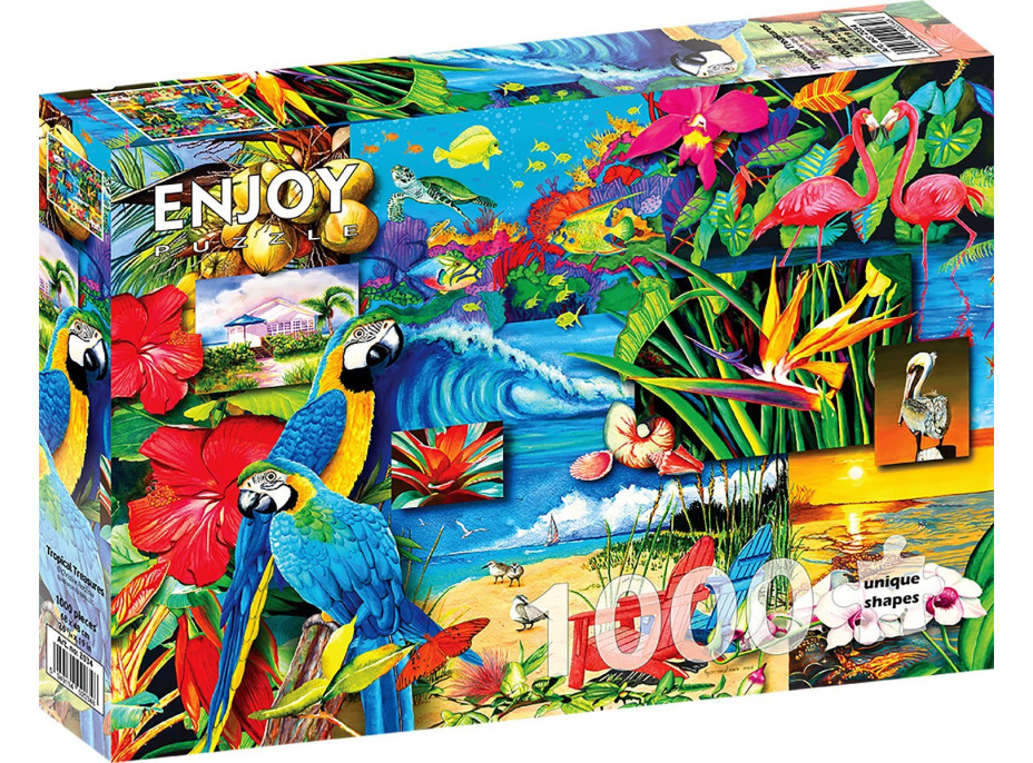 ENJOY Puzzle Tropické poklady 1000 dielikov