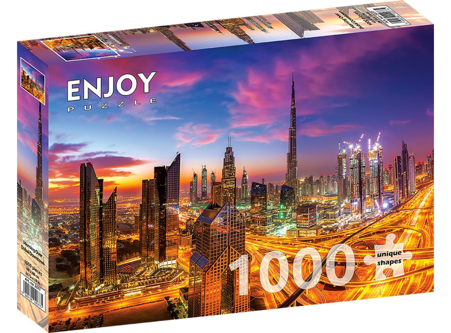 ENJOY Puzzle Úsvit nad Dubajom 1000 dielikov