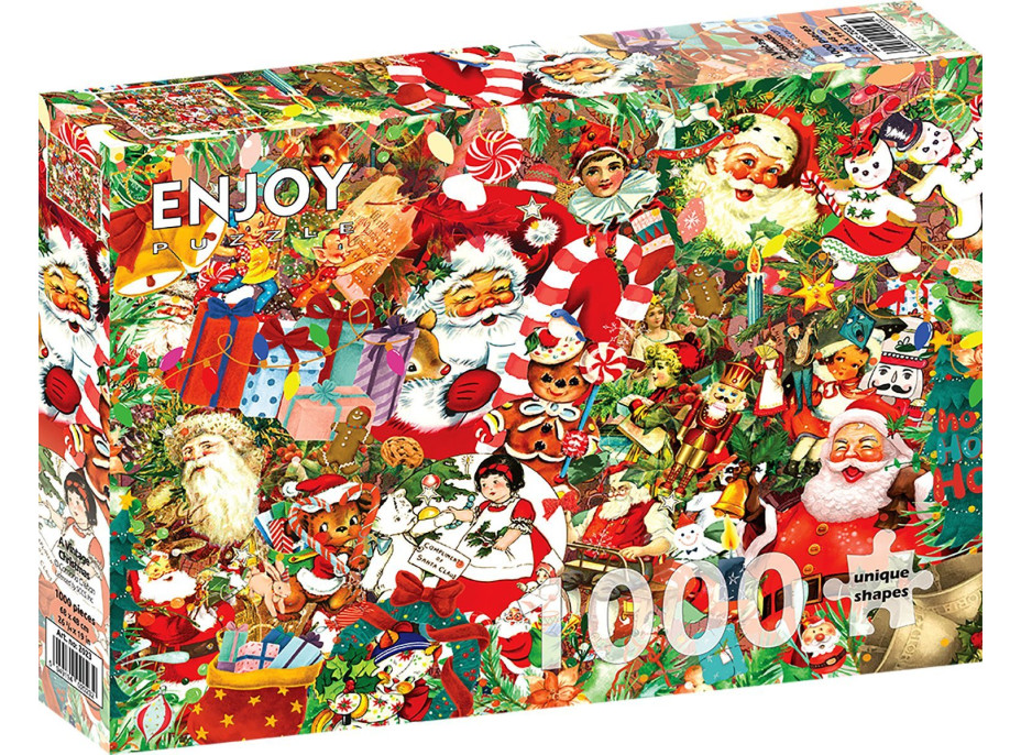 ENJOY Puzzle Vintage Vianoce 1000 dielikov
