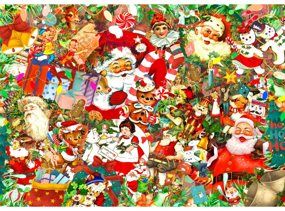 ENJOY Puzzle Vintage Vianoce 1000 dielikov
