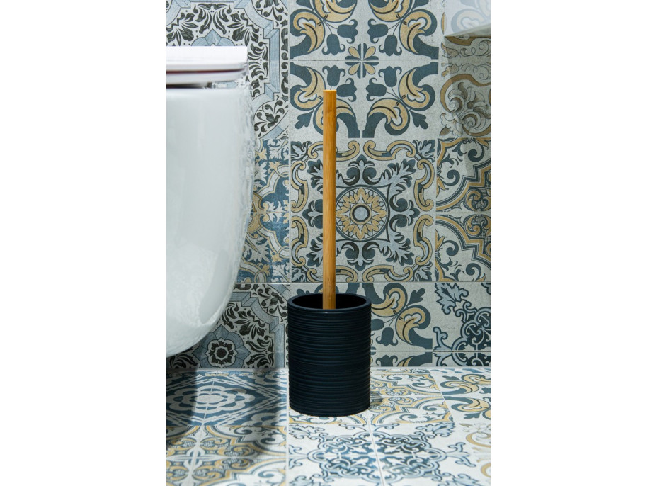 WC kefa KSANTI - čierna/bambus
