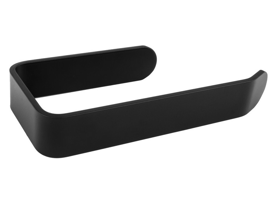 Držiak toaletného papiera na nalepenie 3M 16x8x3 cm - čierna farba