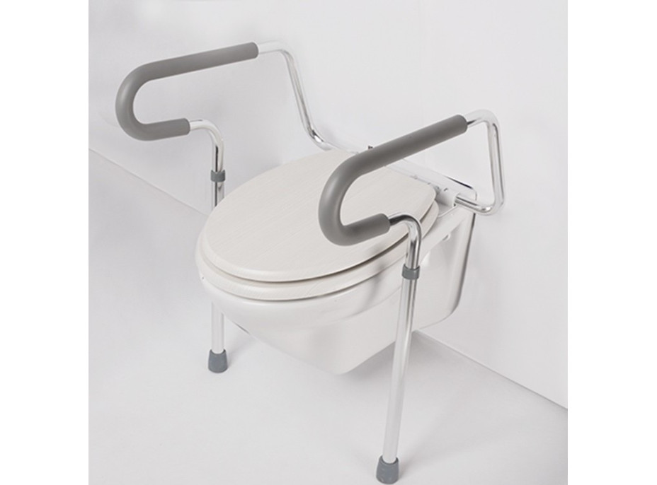 Madlo pre invalidov - podpera k závesnému WC - biele