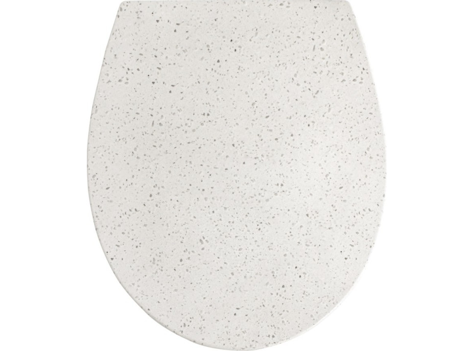 WC sedátko EGINA soft-close - biele terazzo