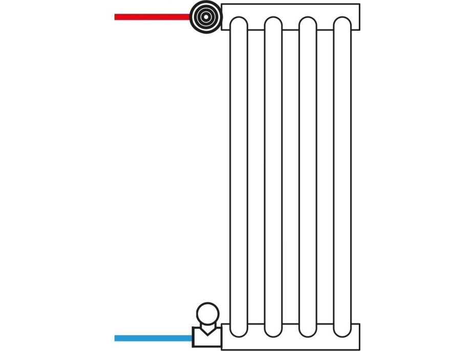 Pripojovací ventil Z13 - stranové priame pripojenie - komplet sada