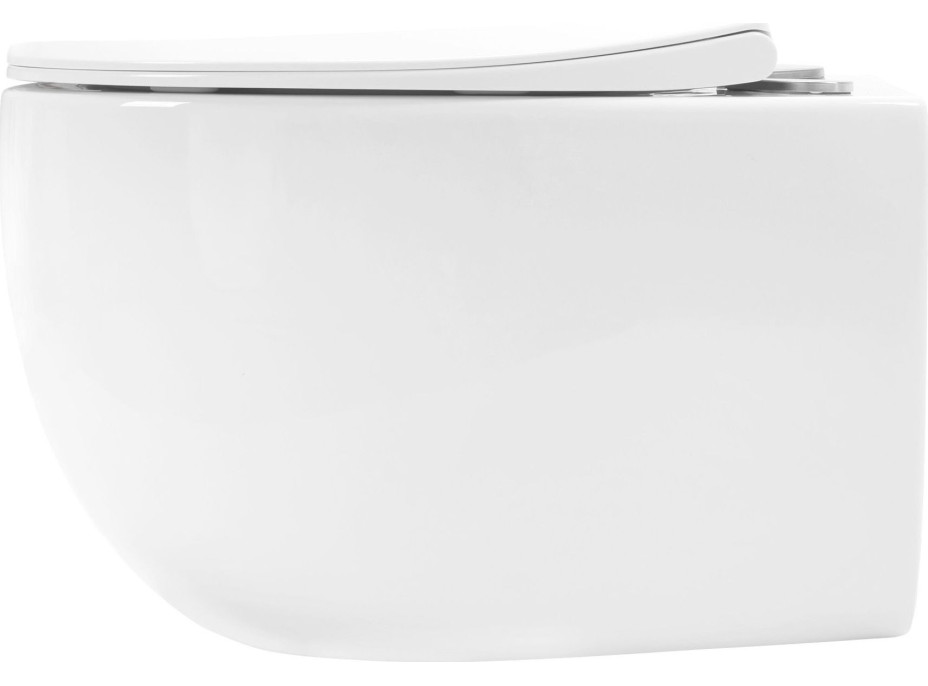 Závesné WC Rea LARS - rimless - biele