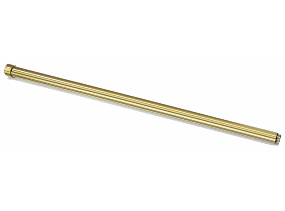 Adaptér na predĺženie sprchovej tyče REA - 61,5 cm - kartáčovaný zlatý