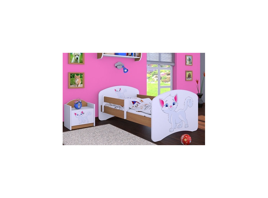Detská posteľ bez šuplíka 180x90cm MAČIČKA