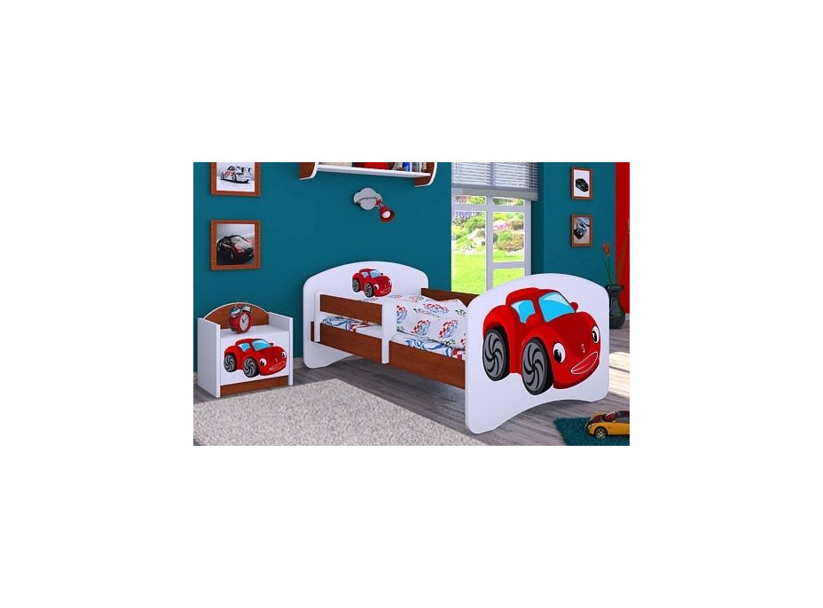 Detská posteľ bez šuplíka 200x90 cm RED CAR
