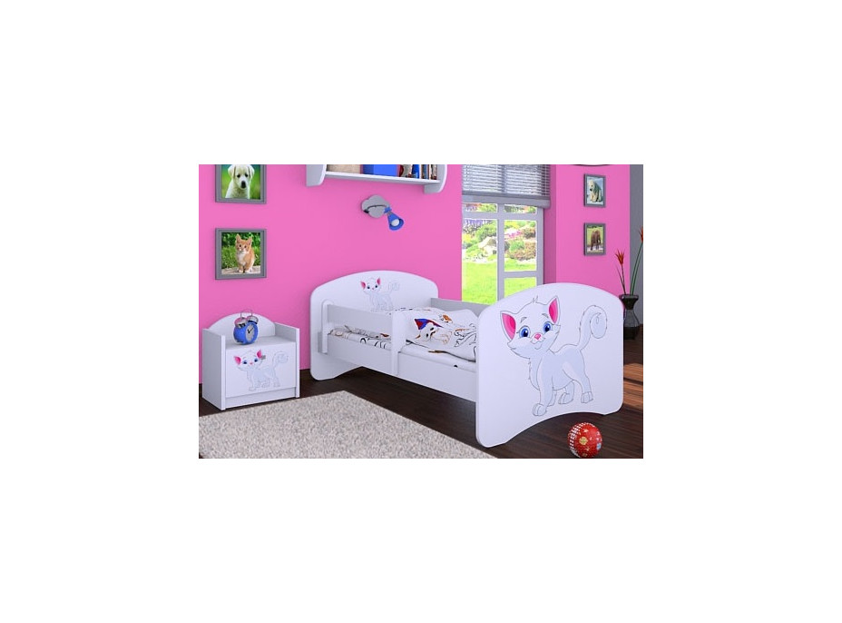 Detská posteľ bez šuplíka 200x90 cm MAČIČKA
