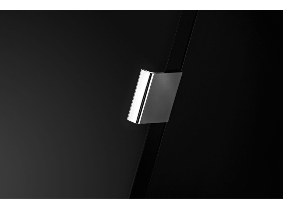 Doska na skrinku pod umývadlo SANTANO BLACK 160 cm - čierna matná