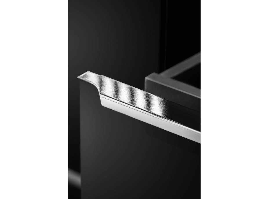 Doska na skrinku pod umývadlo SANTANO BLACK 160 cm - čierna matná