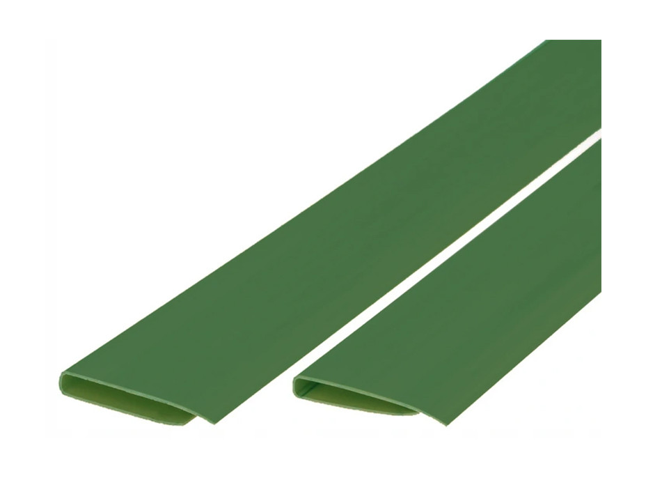 Ukončovacia lišta na clonu na plot - imitácia bambusu - 100 cm - zelená