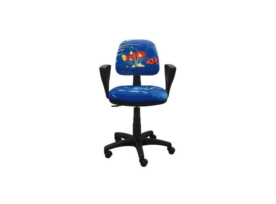 Detská otočná stolička KEVIN - RYBIČKY