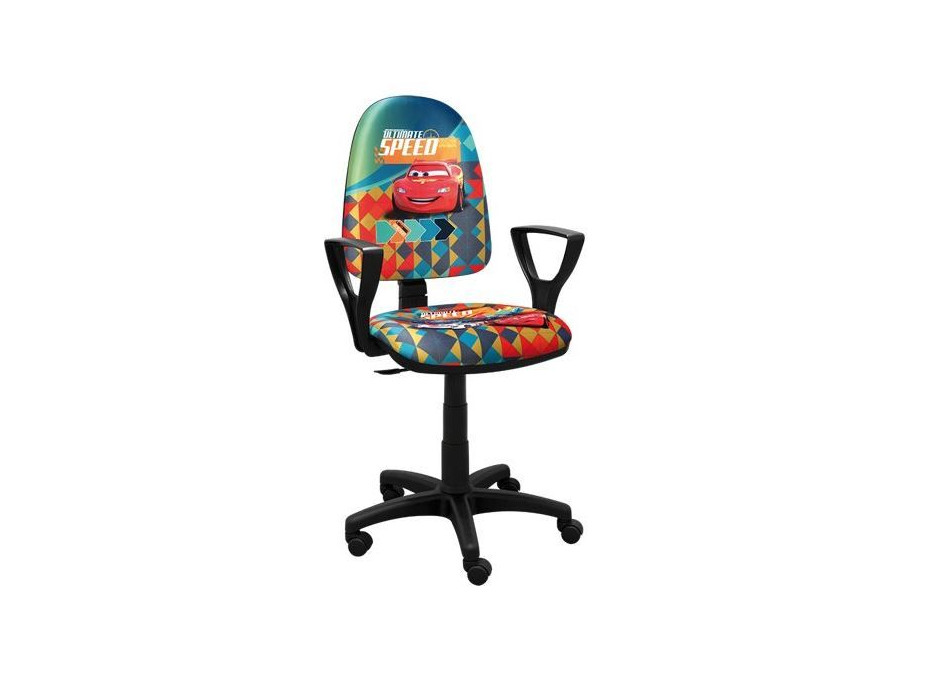 Detská otočná stolička BRANDON - CARS 4