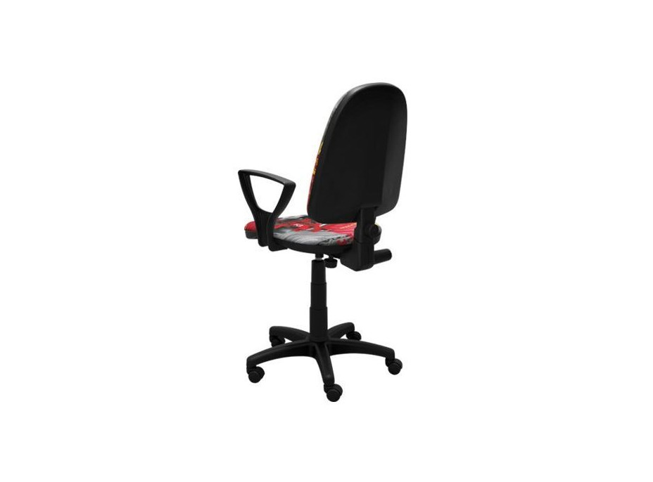 Detská otočná stolička BRANDON - FORMULA červená