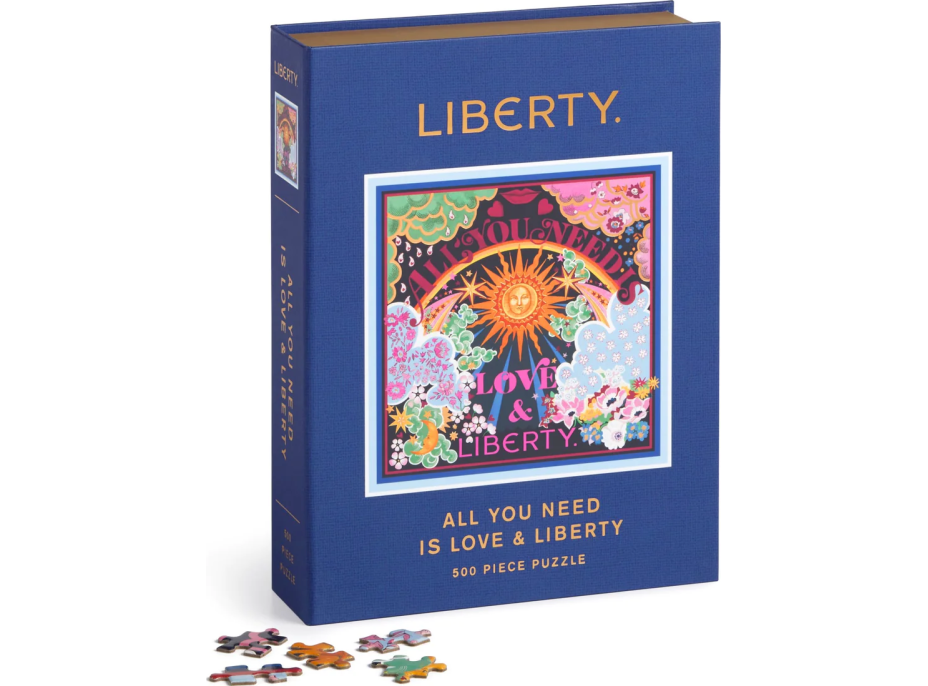 GALISON Štvorcové puzzle Liberty: Všetko, čo potrebuješ, je láska a voľnosť 500 dielikov