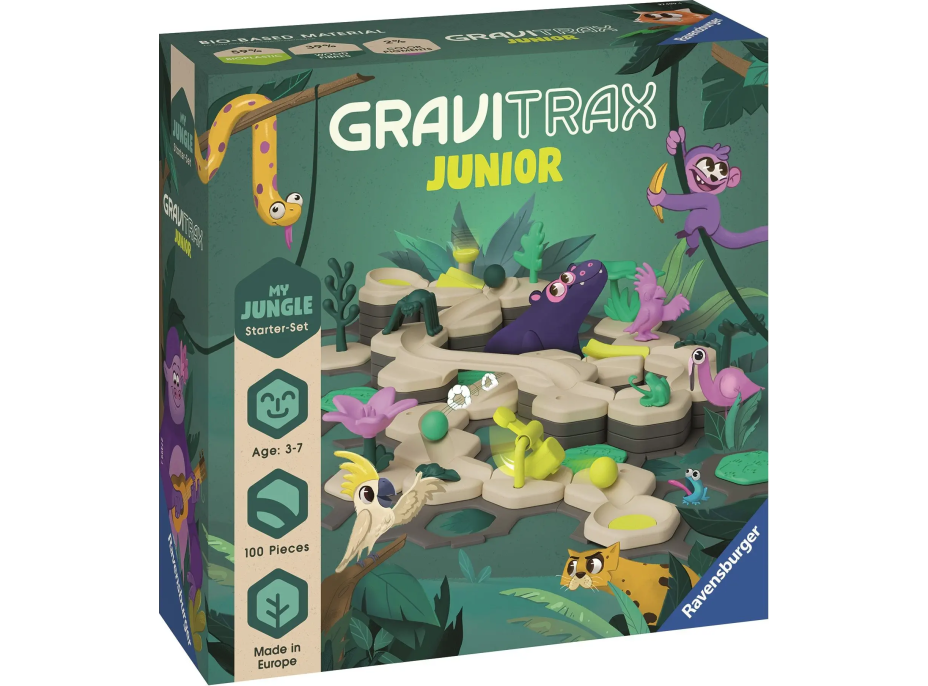 RAVENSBURGER GraviTrax Junior Štartovacia sada Džungľa