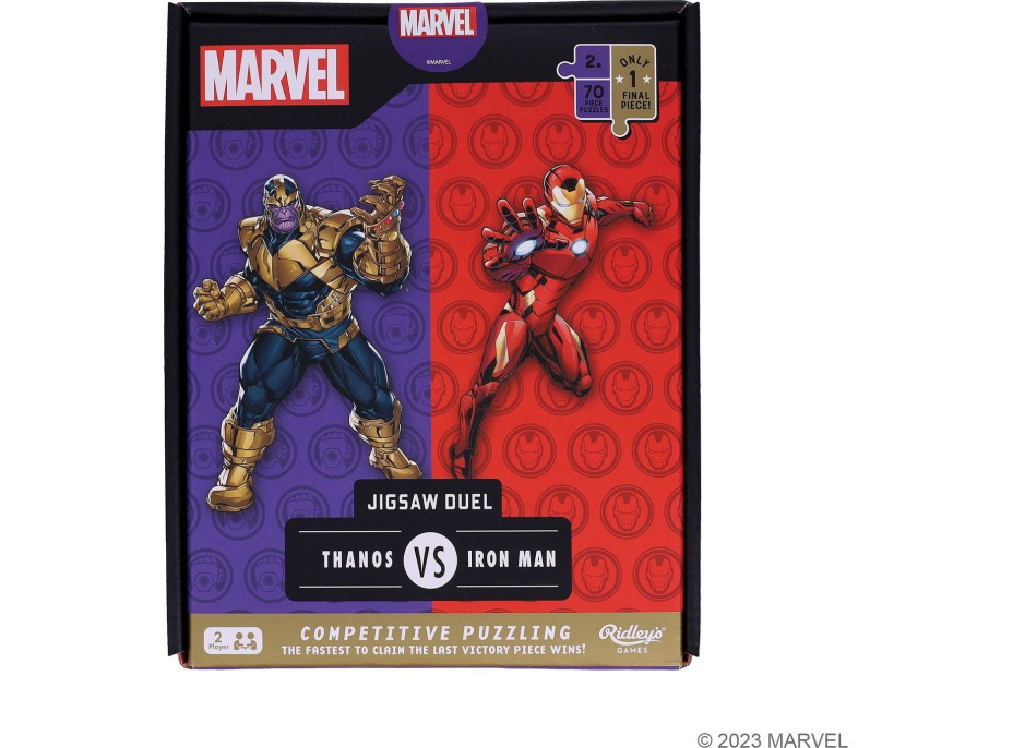 RIDLEY&#39;S GAMES Puzzle Duel Marvel Avengers: Thanos vs Iron Man 2x70 dielikov