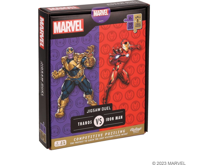 RIDLEY&#39;S GAMES Puzzle Duel Marvel Avengers: Thanos vs Iron Man 2x70 dielikov