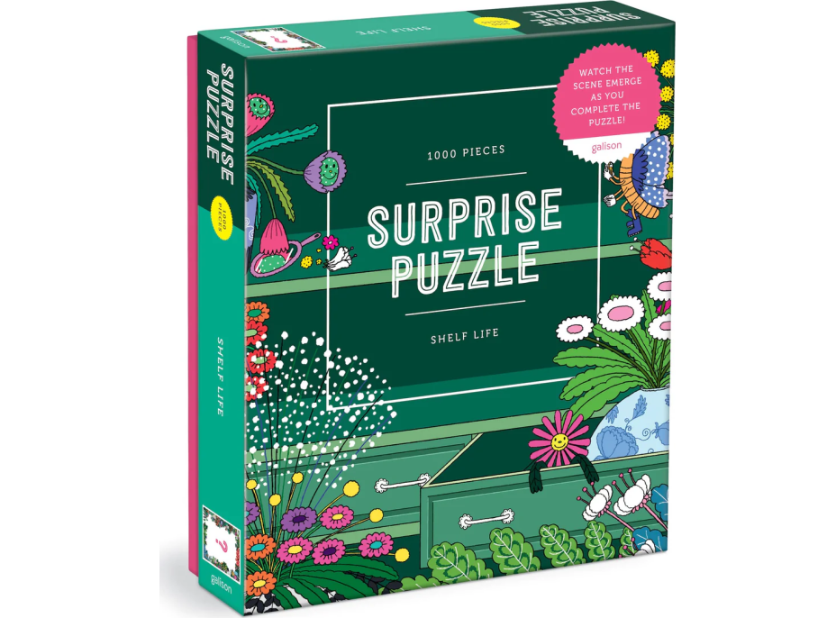 GALISON Surprise puzzle Život na poličke 1000 dielikov