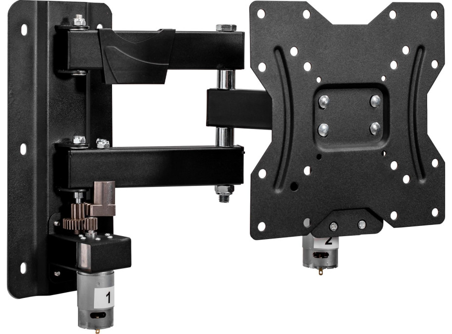 Elektrický otočný držiak TV do steny - 46" - VESA úchyt - 14-38 cm