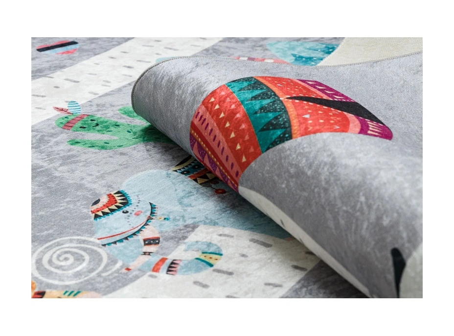 Detský kusový koberec Bambino 2160 Indian grey