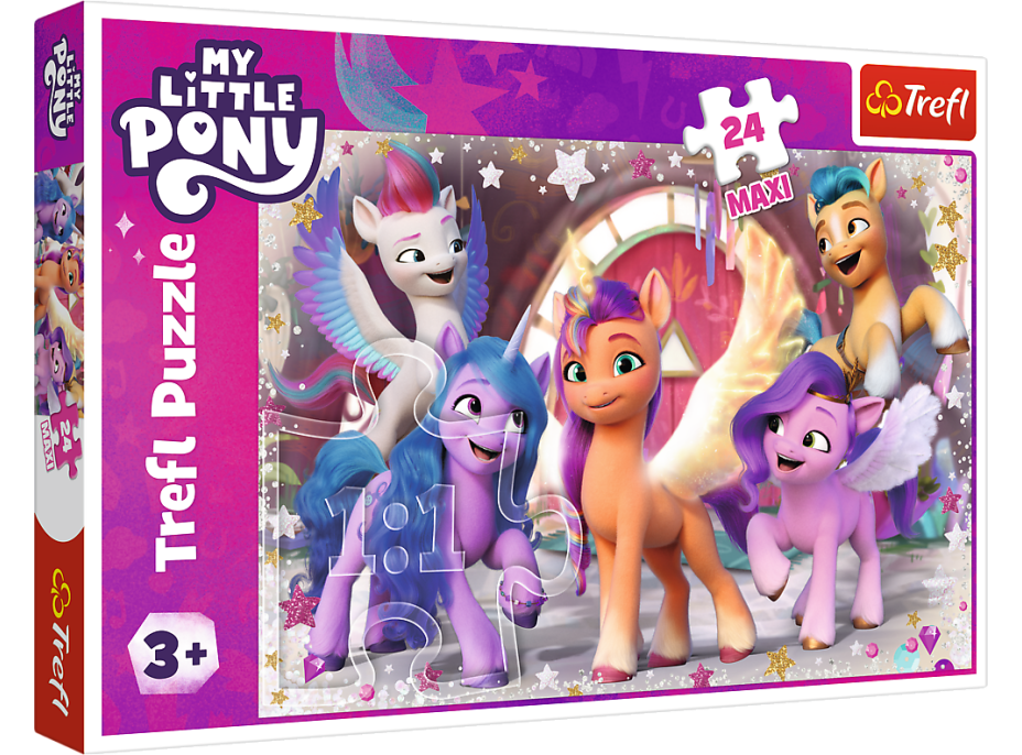 TREFL Puzzle My Little Pony: Šťastný deň MAXI 24 dielikov