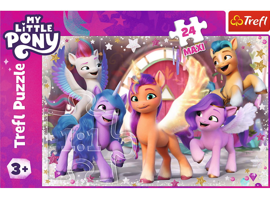 TREFL Puzzle My Little Pony: Šťastný deň MAXI 24 dielikov