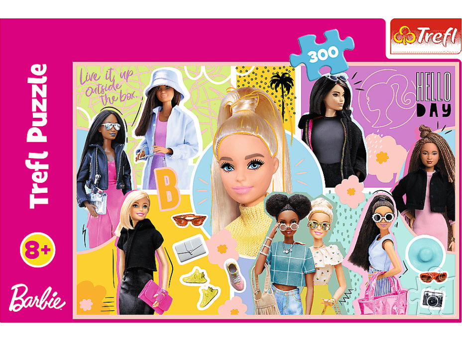 TREFL Puzzle Tvoja obľúbená Barbie 300 dielikov