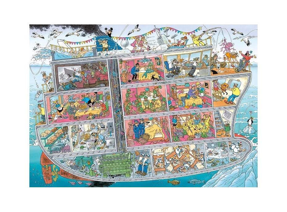 JUMBO Puzzle JvH Výletná loď 1000 dielikov