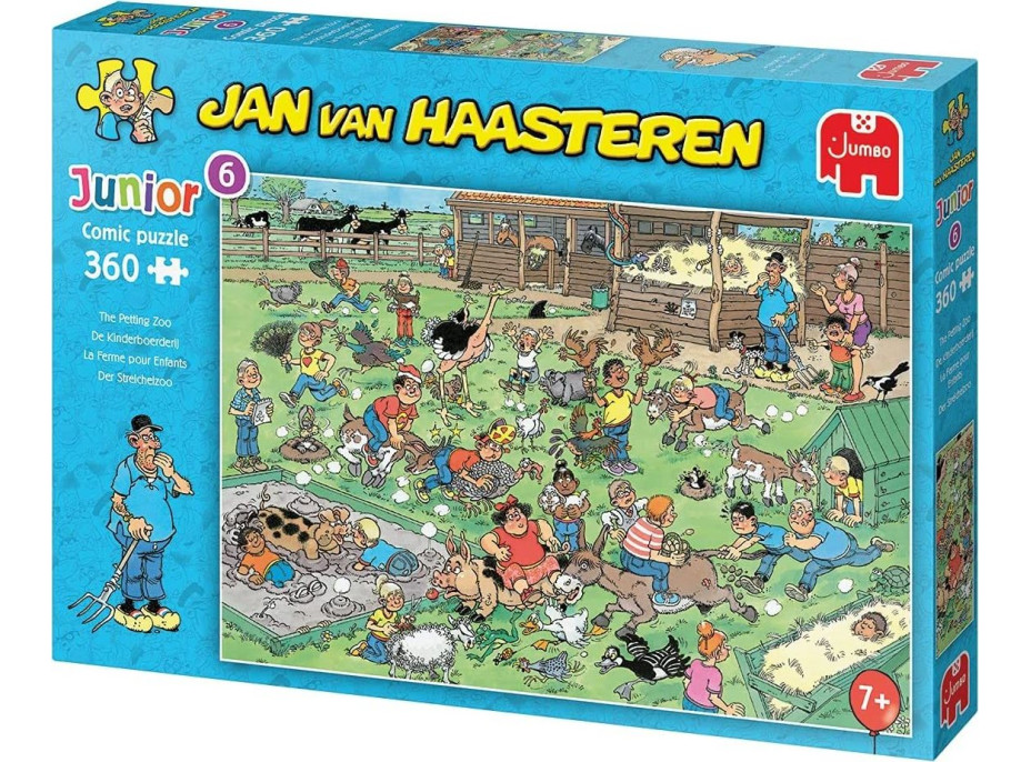 JUMBO Puzzle JvH Junior 6: Zoo s domácimi zvieratami 360 dielikov