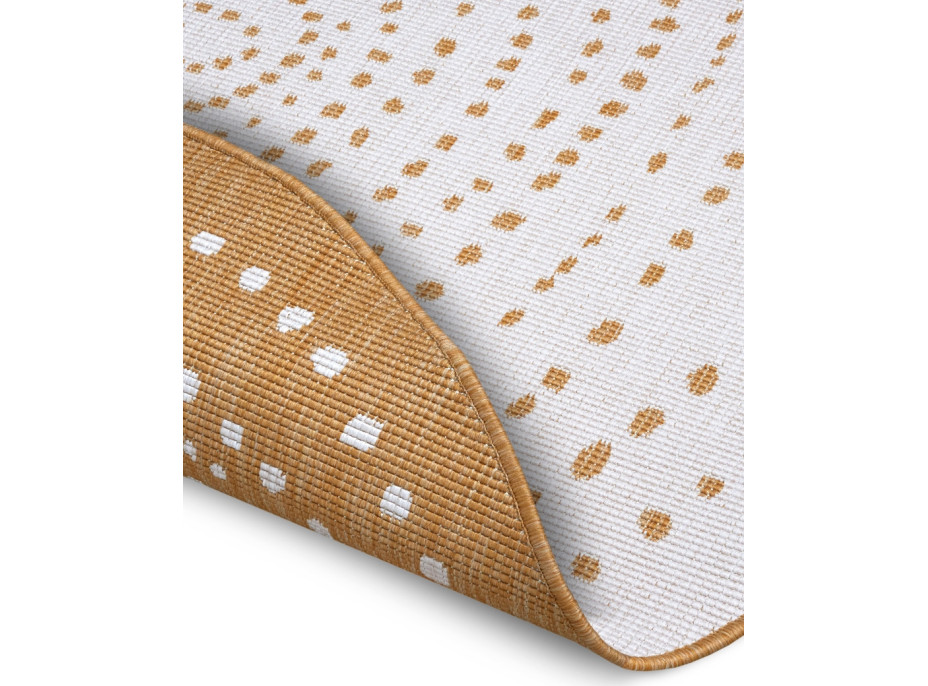 Kusový koberec Twin-Wendeteppiche 105786 Ochrie kruh – na von aj na doma