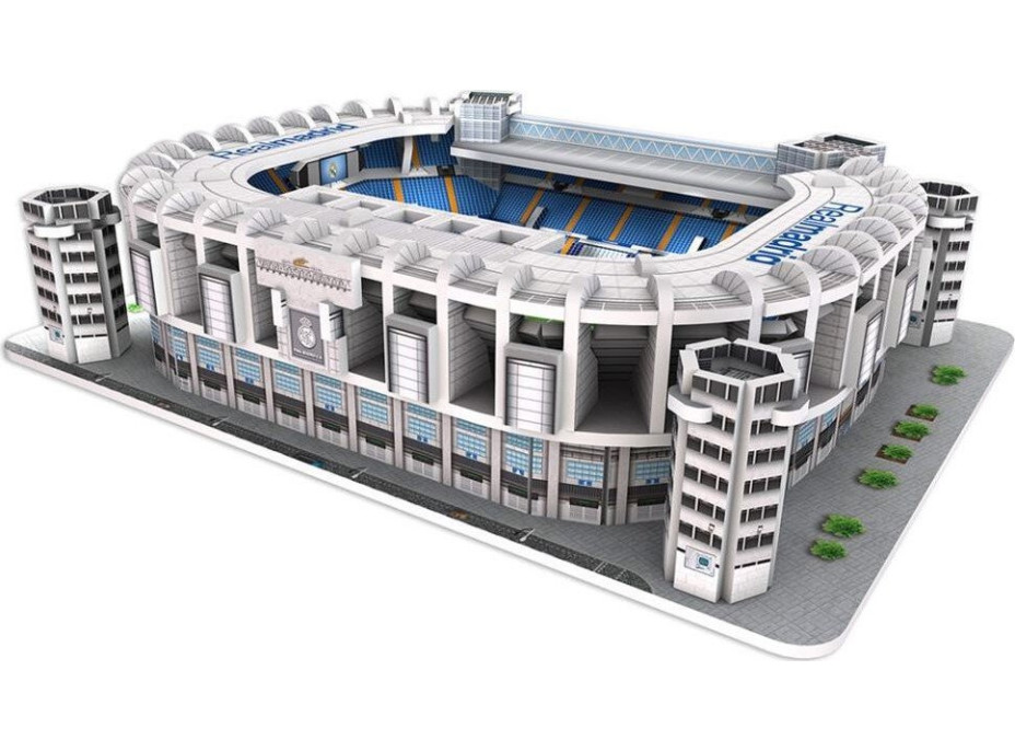 NANOSTAD 3D puzzle Štadión Santiago Bernabéu - FC Real Madrid MINI 47 dielikov