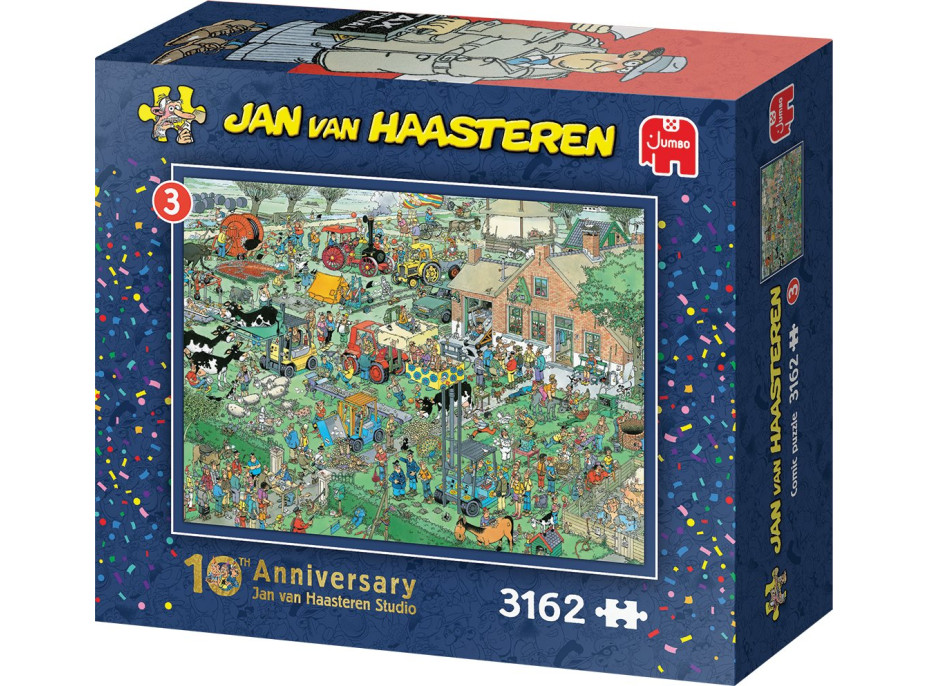 JUMBO Puzzle JvH 10 rokov Jan van Haasteren XXXL (jubilejná limitovaná edícia) 30200 dielikov