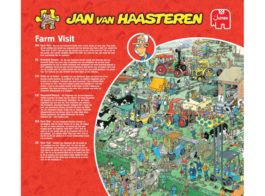 JUMBO Puzzle JvH 10 rokov Jan van Haasteren XXXL (jubilejná limitovaná edícia) 30200 dielikov