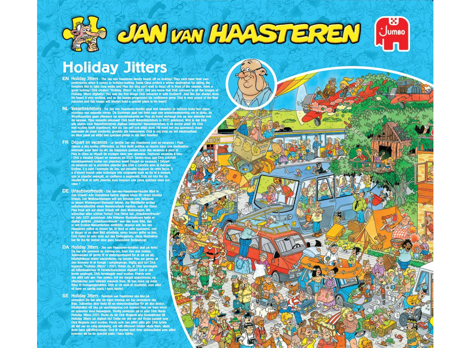 JUMBO Puzzle JvH 10 rokov Jan van Haasteren XXXL (jubilejná limitovaná edícia) 30200 dielikov